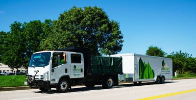 Level Green Landscaping truck