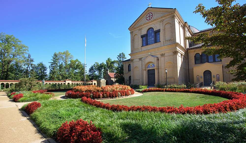 Franciscan Monastery building and landscaping
