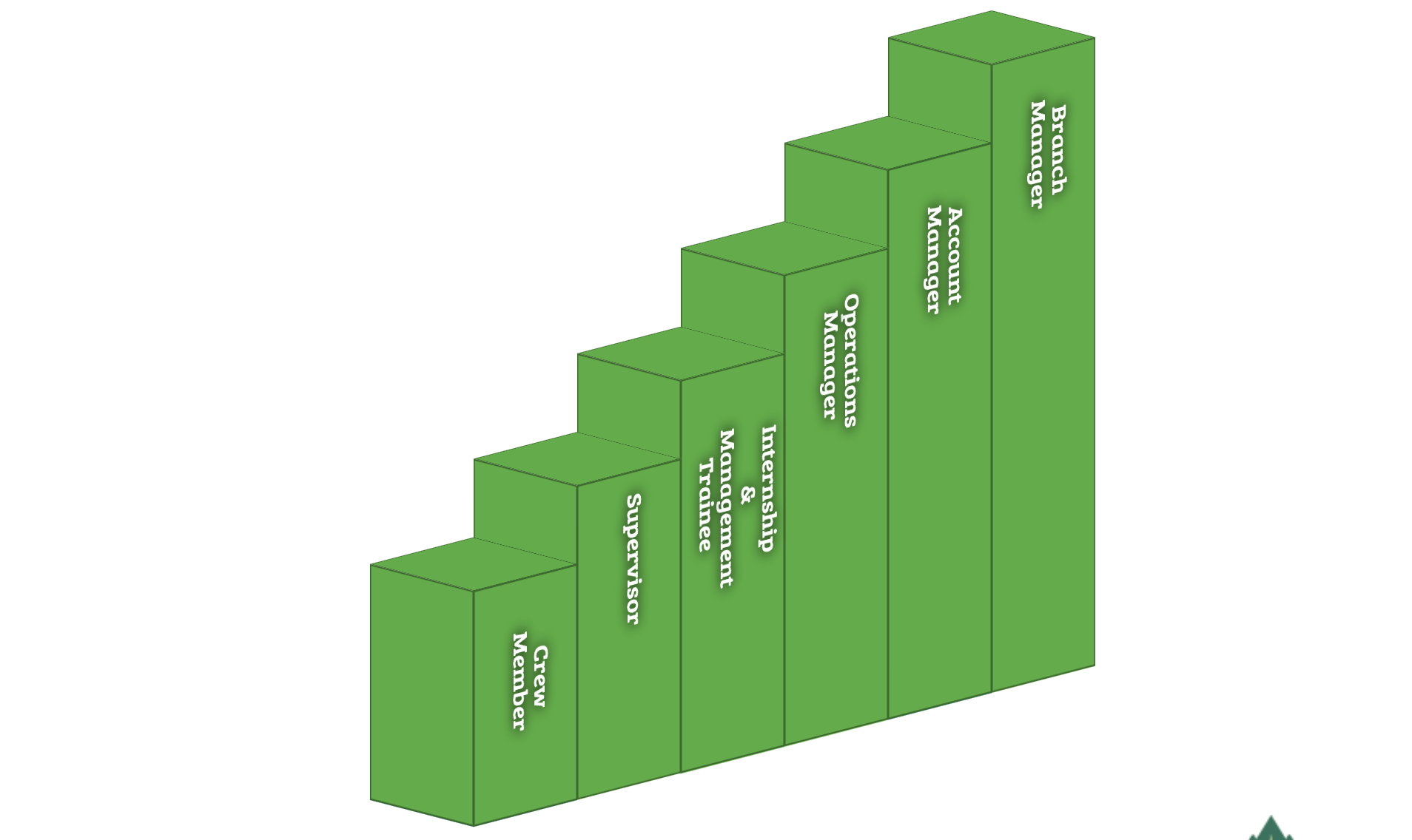 Level Green Landscaping career growth chart