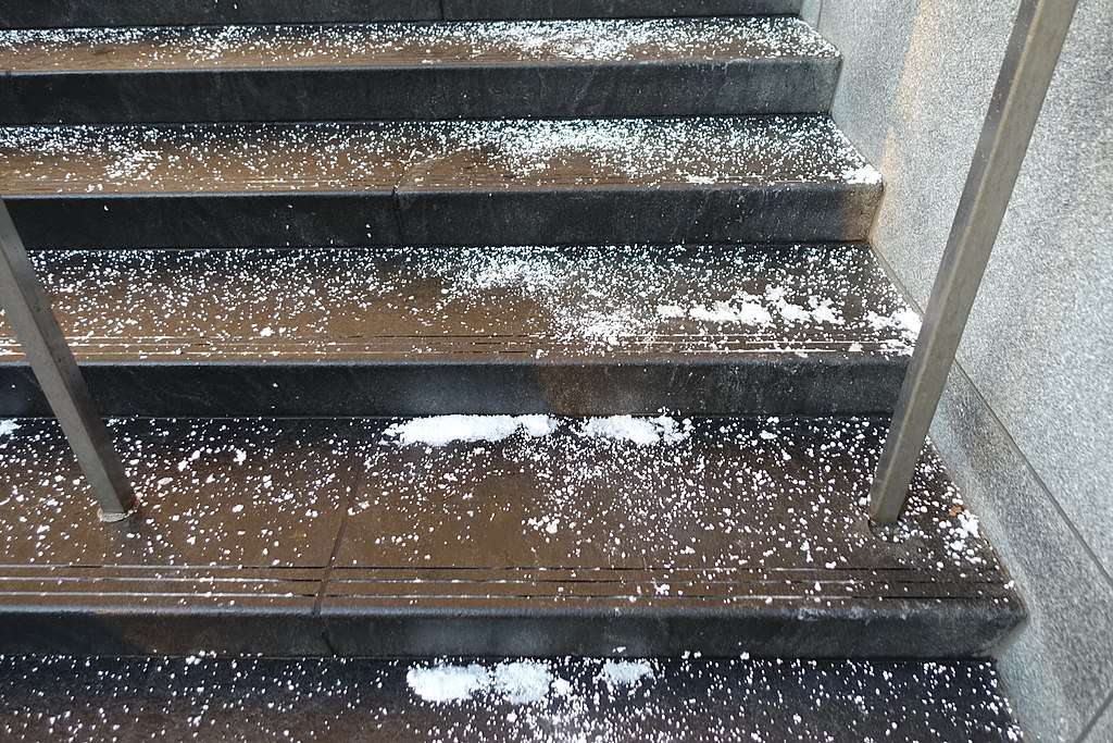 Ice Melter on Stairs