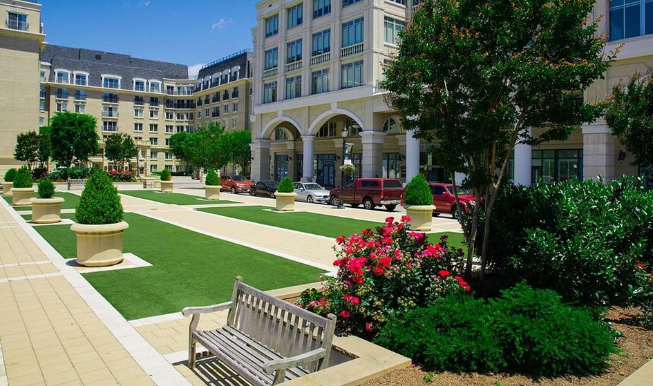 Discover how trends, technology and evolving customer tastes affect commercial landscape design. Discover how trends, technology and evolving customer tastes affect commercial landscape design.